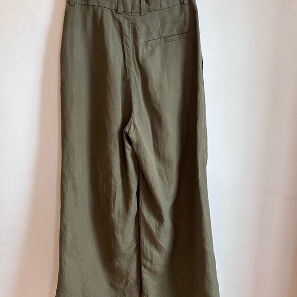 COS - LINEN WIDE LEGGED PANTS - SIZE 6 - Picture 6 of 6